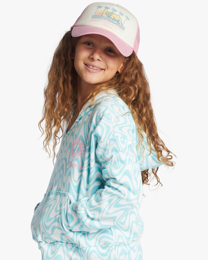 0 Girls' Pitstop Jr Trucker Hat Pink GAHTHPIT Billabong