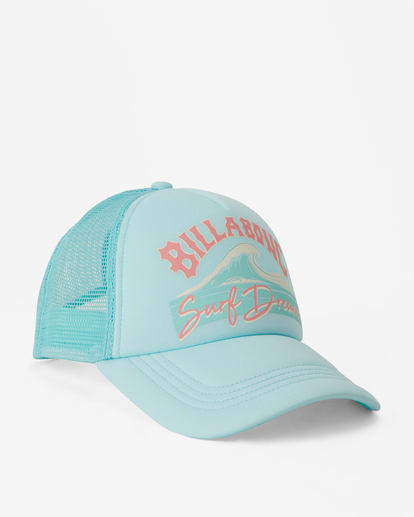 3 Girls' Ohana Trucker Hat Blue GAHWQBOH Billabong
