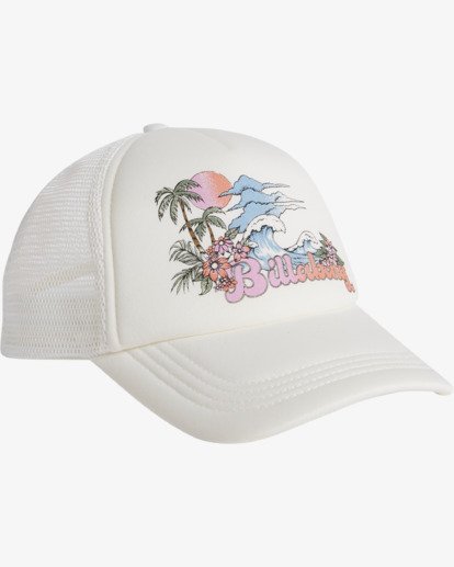 5 Girls' Ohana Trucker Hat Beige GAHWQBOH Billabong