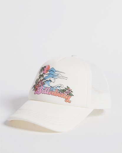 3 Girls' Ohana Trucker Hat Beige GAHWQBOH Billabong