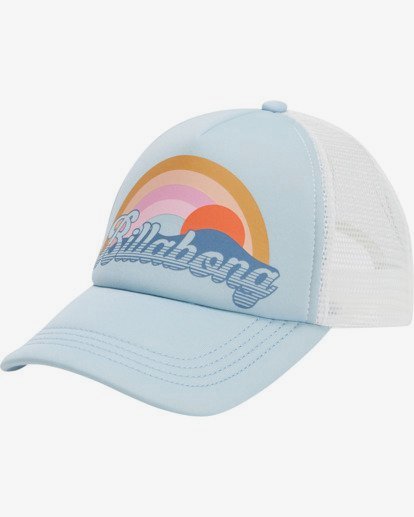 3 Girls' Ohana Trucker Hat Blue GAHWQBOH Billabong