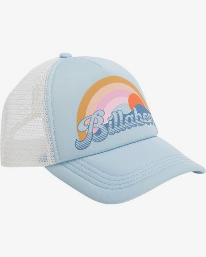 7 Girls' Ohana Trucker Hat Blue GAHWQBOH Billabong