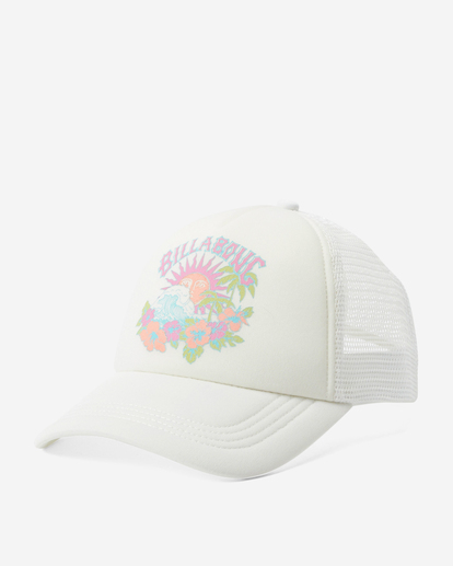 0 Girls' Ohana Trucker Hat White GAHWQBOH Billabong