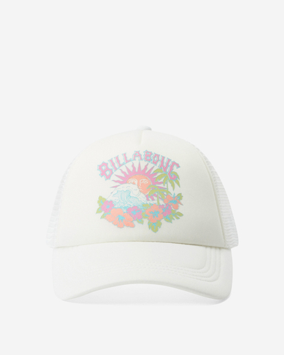 1 Girls' Ohana Trucker Hat White GAHWQBOH Billabong