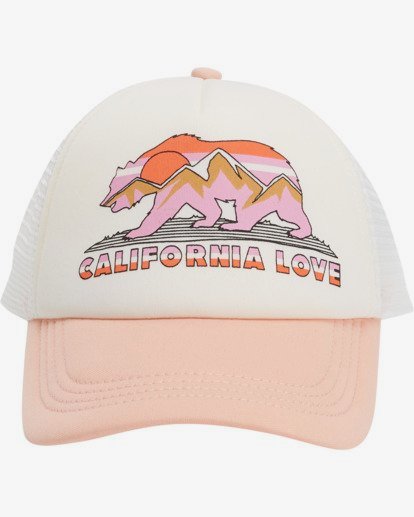 2 Girls' Ohana Trucker Hat Orange GAHWQBOH Billabong