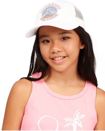 2 Girls' Ohana Trucker Hat White GAHWQBOH Billabong