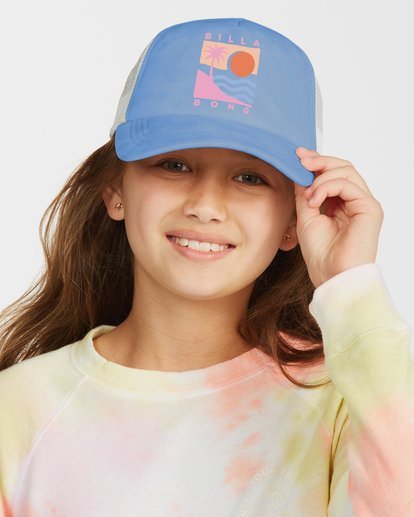 0 Girls' Ohana Trucker Hat Grey GAHWQBOH Billabong