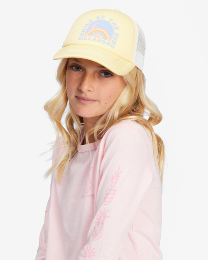 0 Girls' Ohana Trucker Hat Yellow GAHWQBOH Billabong