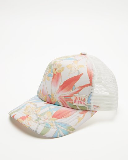 4 Girls' Shenanigans Trucker Hat Orange GAHWQBSH Billabong