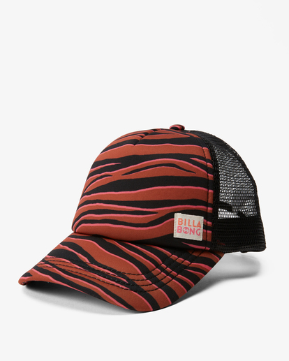 0 Girls' Shenanigans Trucker Hat Brown GAHWQBSH Billabong
