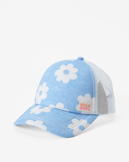 0 Girls' Shenanigans Trucker Hat Blue GAHWQBSH Billabong