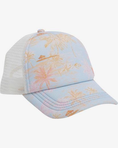 2 Girls' Shenanigans Trucker Hat Blue GAHWQBSH Billabong
