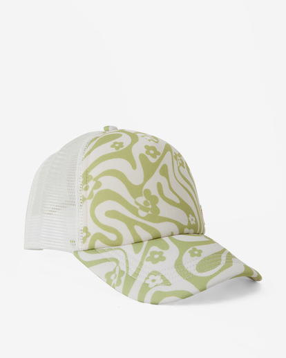 3 Girls' Shenanigans Trucker Hat Green GAHWQBSH Billabong