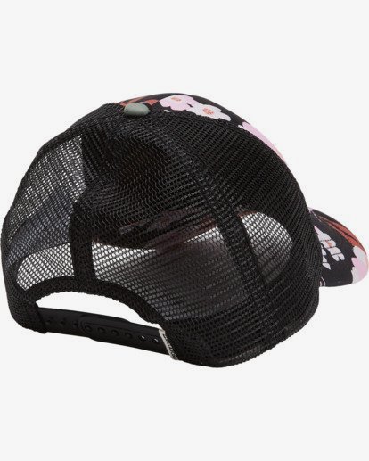 2 Girls' Shenanigans Trucker Hat Black GAHWQBSH Billabong