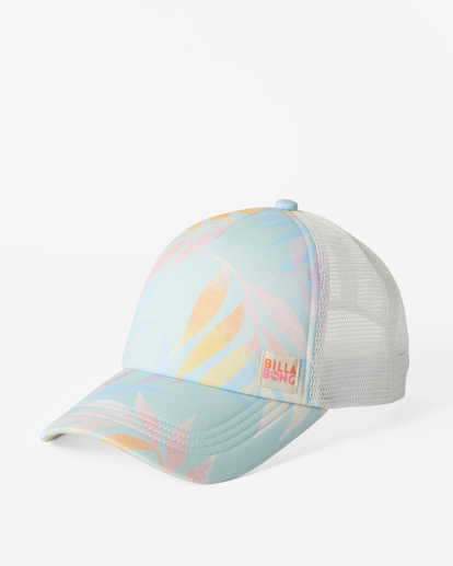 3 Girls' Shenanigans Trucker Hat Grey GAHWQBSH Billabong