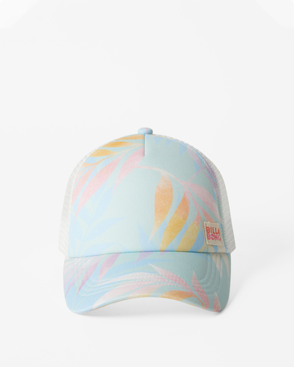 4 Girls' Shenanigans Trucker Hat Grey GAHWQBSH Billabong