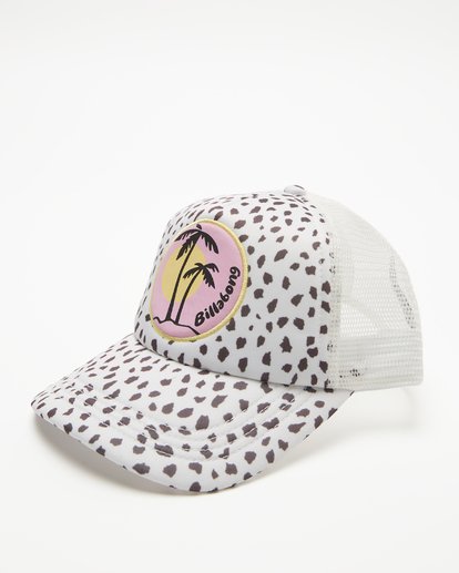 4 Girls' Shenanigans Trucker Hat White GAHWQBSH Billabong