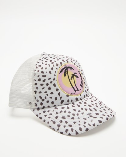 6 Girls' Shenanigans Trucker Hat White GAHWQBSH Billabong