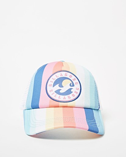 1 Girls' Shenanigans Trucker Hat Pink GAHWQBSH Billabong
