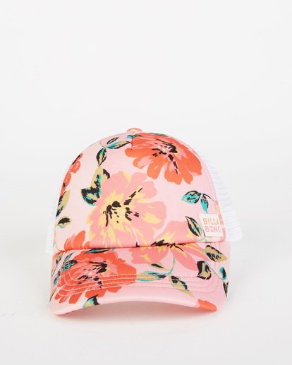 1 Girls' Shenanigans Trucker Hat Pink GAHWQBSH Billabong