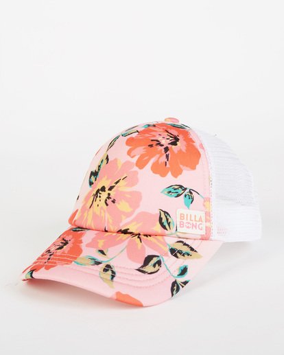 0 Girls' Shenanigans Trucker Hat Pink GAHWQBSH Billabong