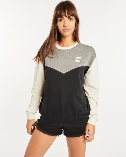 billabong colour block fleece