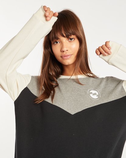 billabong colour block fleece