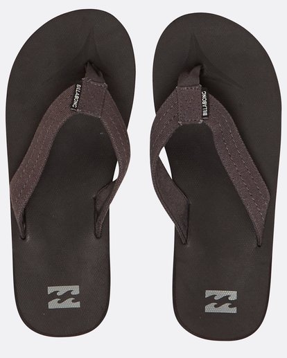 0 All Day Impact Canvas Sandals Black H5FF13BIP8 Billabong