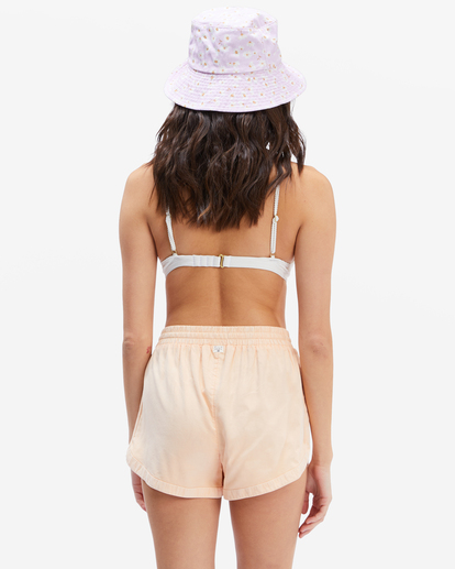 2 Road Trippin Elastic Waist Shorts Orange J202EROA Billabong