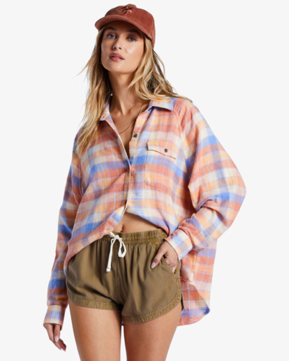 1 Road Trippin Elastic Waist Shorts Green J202EROA Billabong