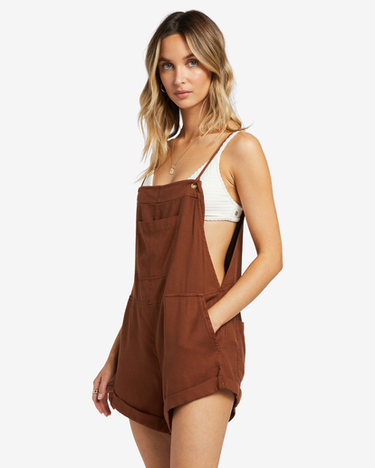 2 Wild Pursuit Romper Brown J204TBWI Billabong