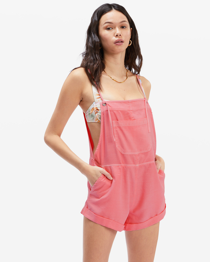 1 Wild Pursuit Romper Pink J204TBWI Billabong
