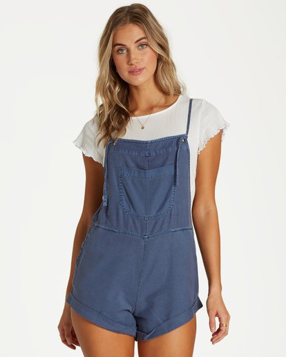 1 Wild Pursuit Romper Blue J204TBWI Billabong