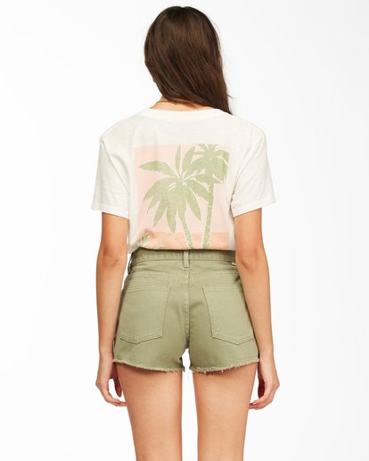 2 Drift Away Frayed Shorts Green J250UBDR Billabong