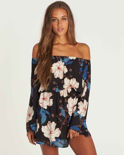 Billabong off 2025 shoulder dress