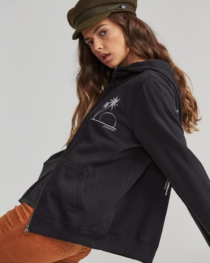 Palm Treez Fleece Zip Hoodie | Billabong