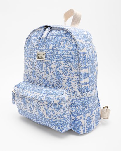 4 Mini Mama Canvas Backpack Blue JABGQBMI Billabong