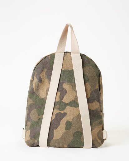 3 Mini Mama Canvas Backpack Green JABGQBMI Billabong