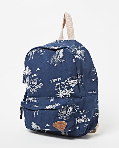 2 Mini Mama Canvas Backpack Blue JABGQBMI Billabong