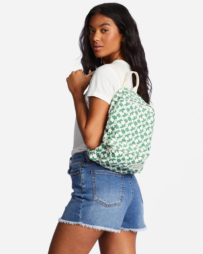 0 Mini Mama Canvas Backpack Green JABGQBMI Billabong