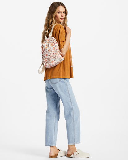 2 Mini Mama Canvas Backpack White JABGQBMI Billabong