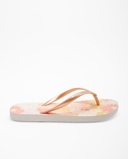 3 Dama Rubber Flip Flop Sandals Pink JAFTMDAM Billabong