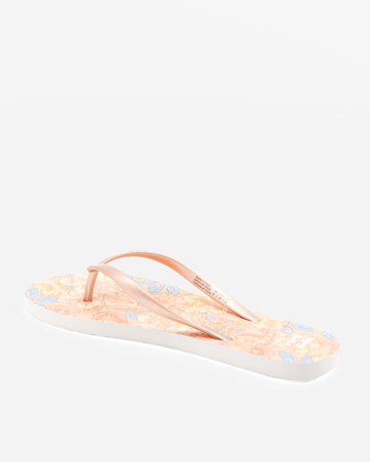 2 Dama Rubber Flip Flop Sandals Orange JAFTMDAM Billabong