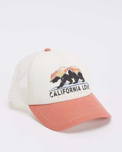 2 Pitstop Trucker Hat Red JAHT7PIT Billabong