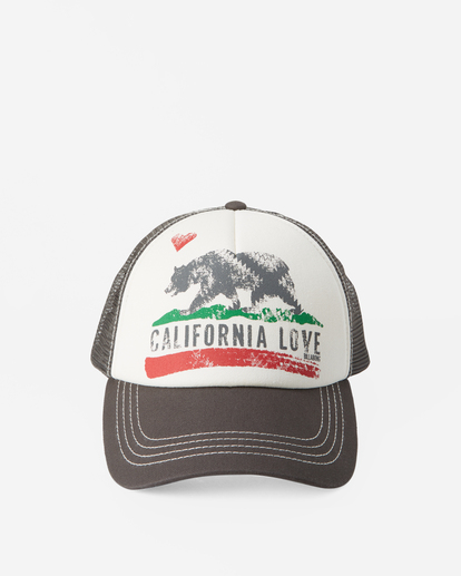 3 Pitstop Trucker Hat White JAHT7PIT Billabong