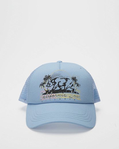 1 Pitstop Trucker Hat White JAHT7PIT Billabong