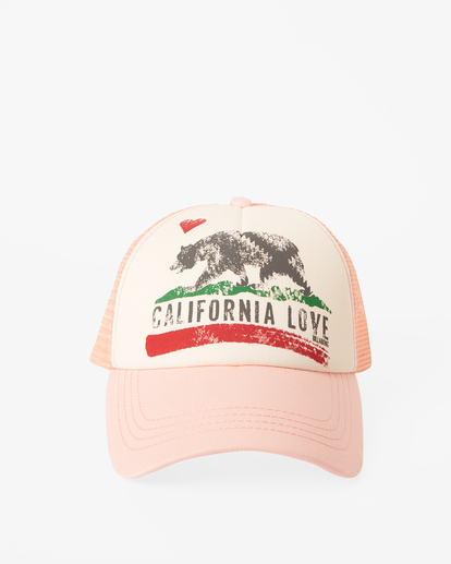 1 Pitstop Trucker Hat Pink JAHT7PIT Billabong