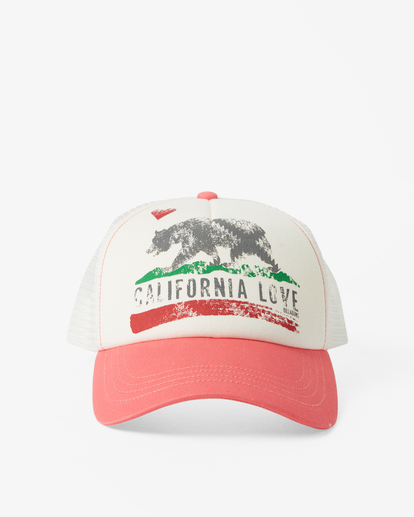 3 Pitstop Trucker Hat Pink JAHT7PIT Billabong