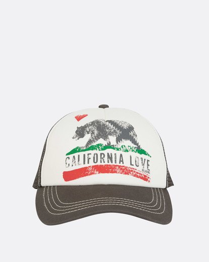 0 Pitstop Trucker Hat Grey JAHT7PIT Billabong