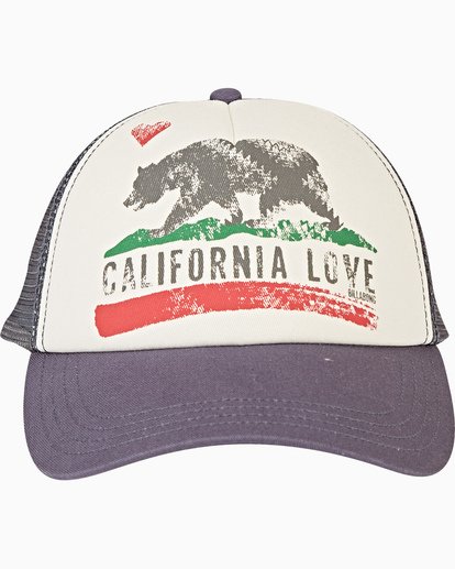 1 Pitstop Trucker Hat Blue JAHT7PIT Billabong